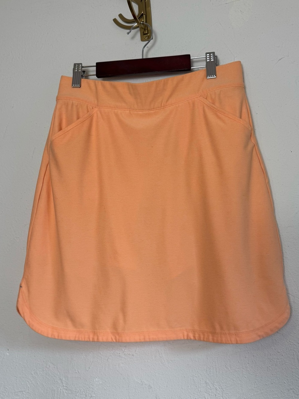 Peter Millar Orange High‎ rise Golf Skort